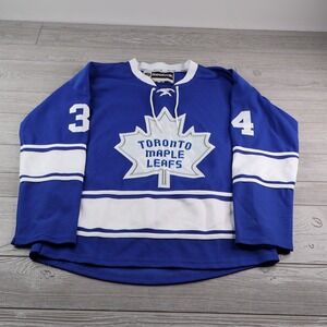 Toronto Maple Leafs Auston Matthews Jersey Men's Size 48 Fight Strap Reebok CCM